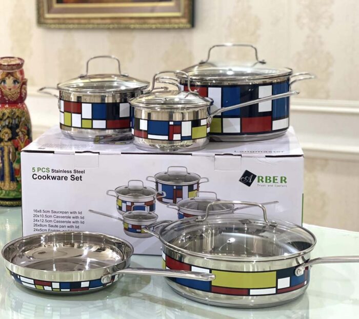 Bộ nồi ARBER Langmaster 5 món - Ảnh 4