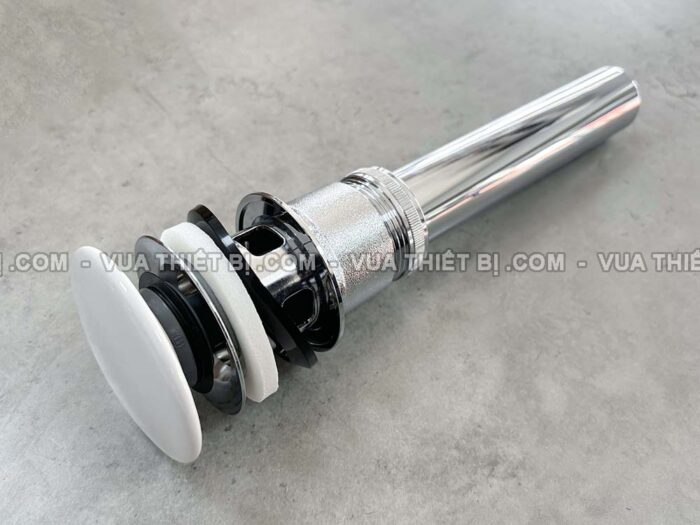 Xi phông chậu rửa mặt INAX 0014068-WC cổ thoát nhấn nắp sứ - Ảnh 6