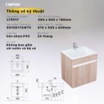 Tủ lavabo CAESAR LF5017 EH15017AW7V - Ảnh 2