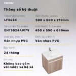 Tủ lavabo CAESAR LF5024 EH15024AW7V - Ảnh 2