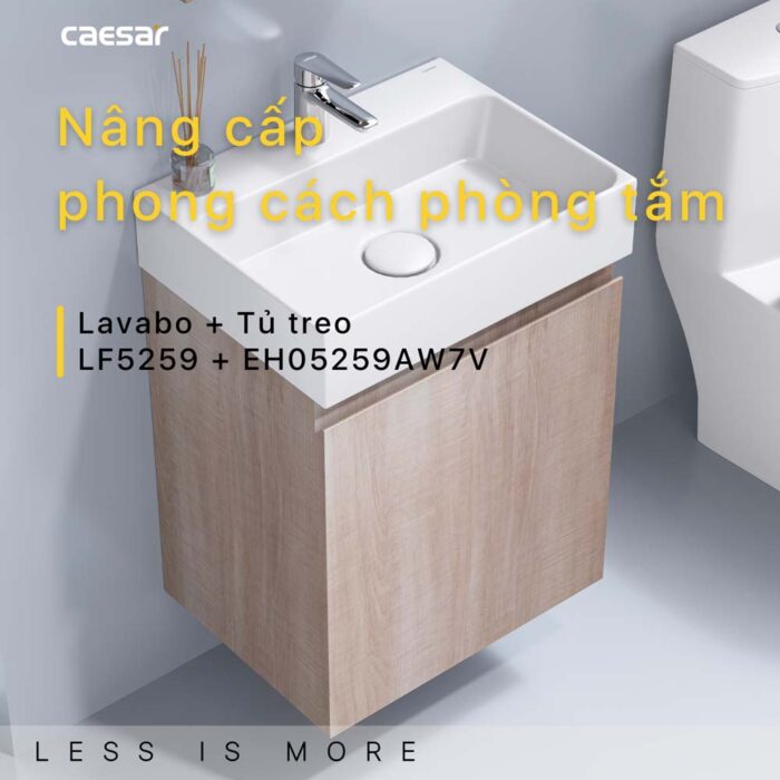 Tủ lavabo CAESAR LF5259 EH05259AW7V - Ảnh 3
