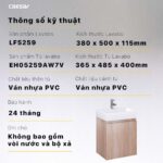 Tủ lavabo CAESAR LF5259 EH05259AW7V - Ảnh 2