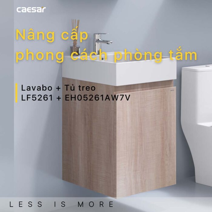 Tủ lavabo CAESAR LF5253 EH05253AW7V - Ảnh 3