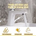 Vòi lavabo CAESAR B390CWU nóng lạnh - Ảnh 5