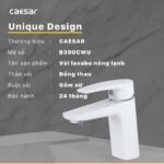 Vòi lavabo CAESAR B390CWU nóng lạnh - Ảnh 3
