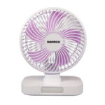 Quạt sạc NANOCO NRF6219W trắng