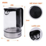 Ấm siêu tốc NANOCO NKT1790 1.7L - Ảnh 4