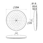 Bát sen âm tường AMERICAN STANDARD 1030970001 Moonshadow Drip-free