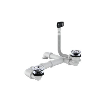 Bộ xả chậu rửa bát Hafele 570.35.913 chậu đá Workstation 2 hố