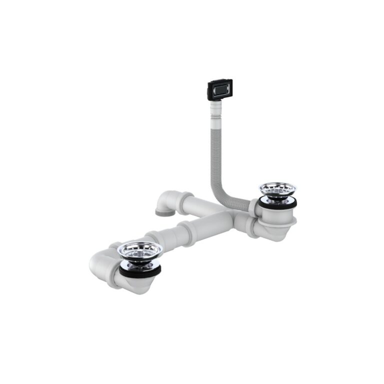 Bộ xả chậu rửa bát Hafele 570.35.913 chậu đá Workstation 2 hố