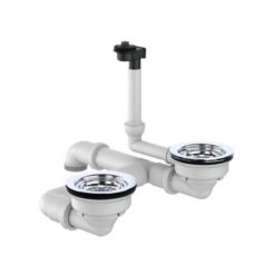 Bộ xả chậu rửa bát Hafele 570.35.923 chậu đá 2 hố