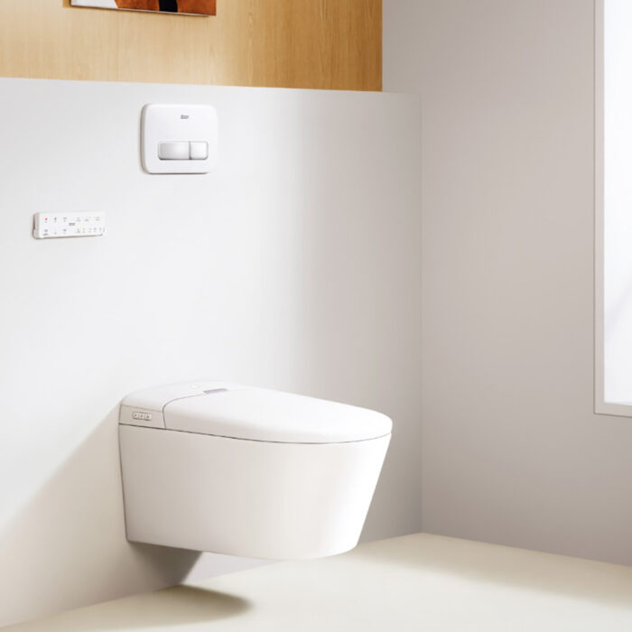 Bồn cầu thông minh AMERICAN STANDARD AERO-LITE 103032BL00 & 103026SH00 nắp điện tử - Ảnh 3