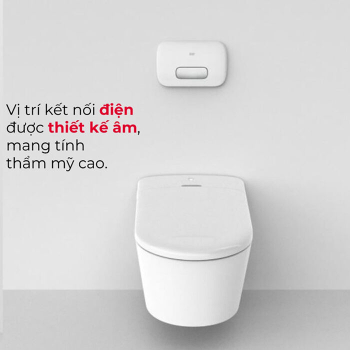 Bồn cầu thông minh AMERICAN STANDARD AERO-LITE 103032BL00 & 103026SH00 nắp điện tử - Ảnh 6