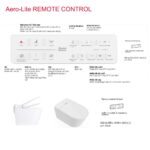 Bồn cầu thông minh AMERICAN STANDARD AERO-LITE 103032BL00 & 103026SH00 nắp điện tử - Ảnh 4