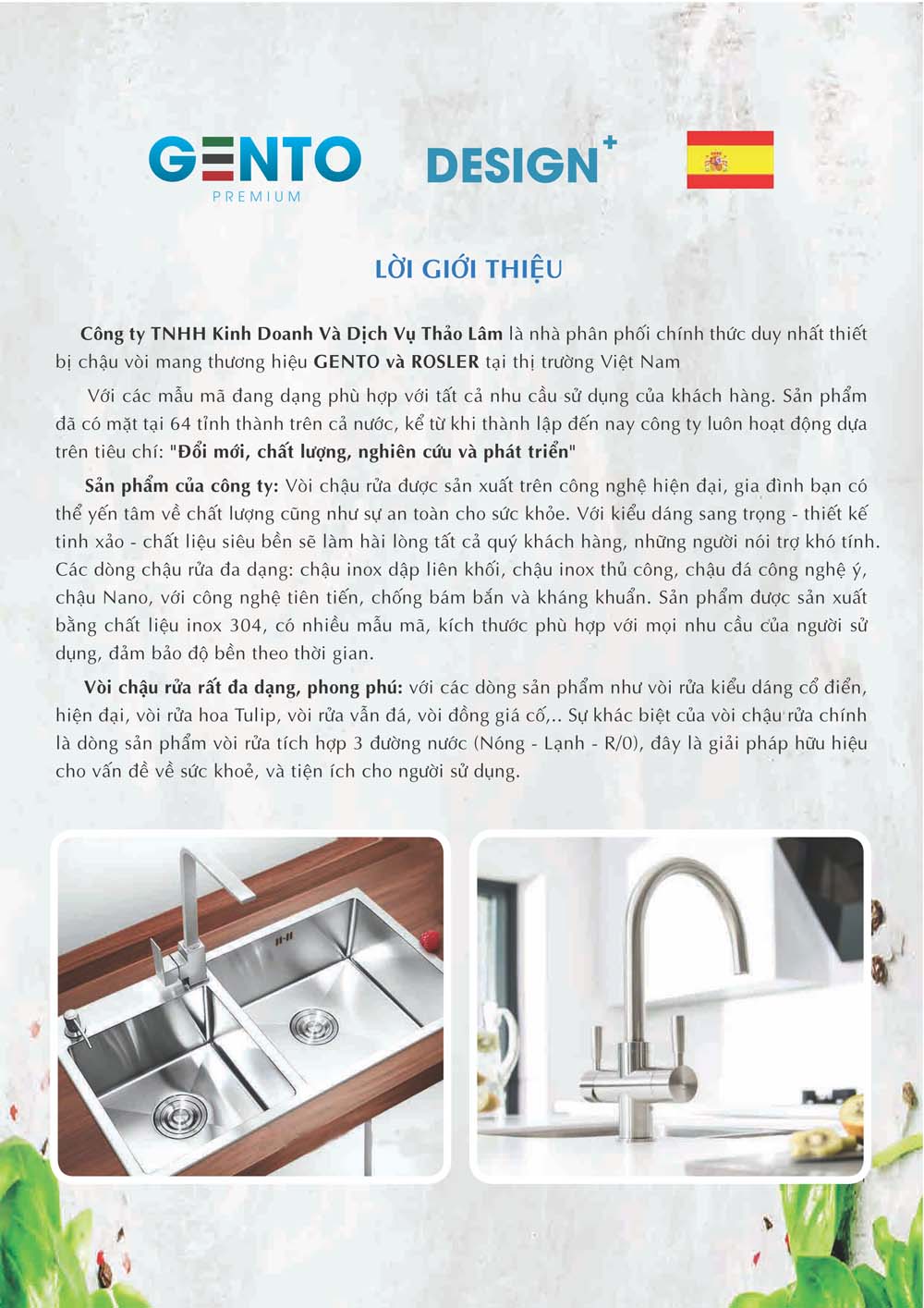 Catalogue GENTO 2024 Thiet bi nha bep 2