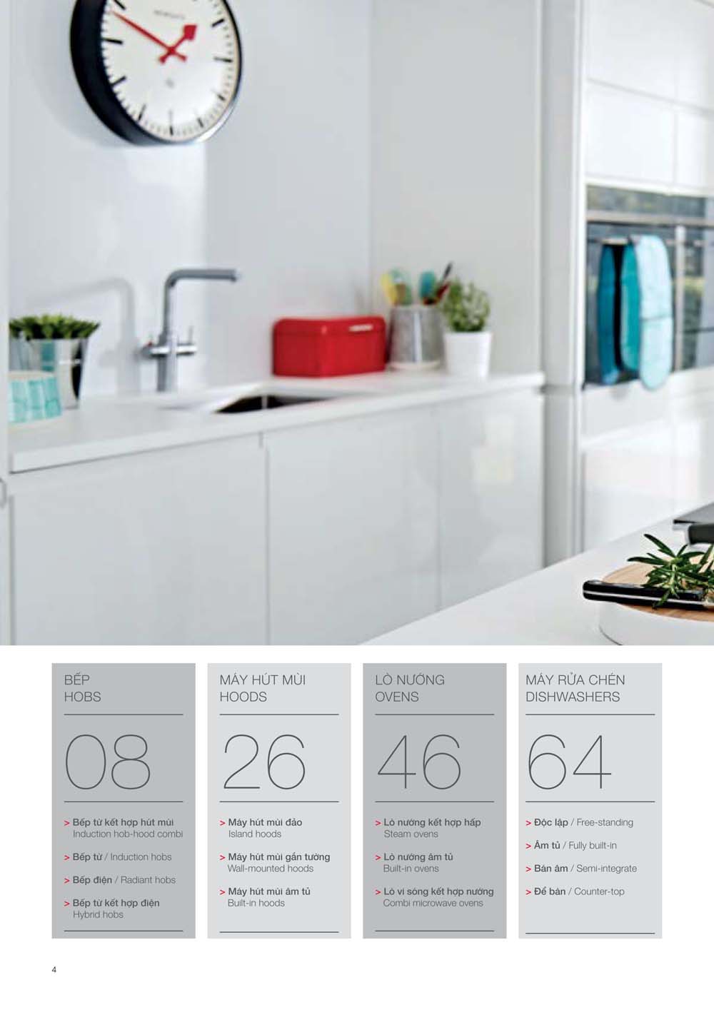 Catalogue HAFELE 2024 Bang gia thiet bi nha bep gia dung 004