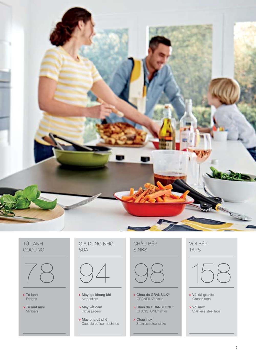 Catalogue HAFELE 2024 Bang gia thiet bi nha bep gia dung 005