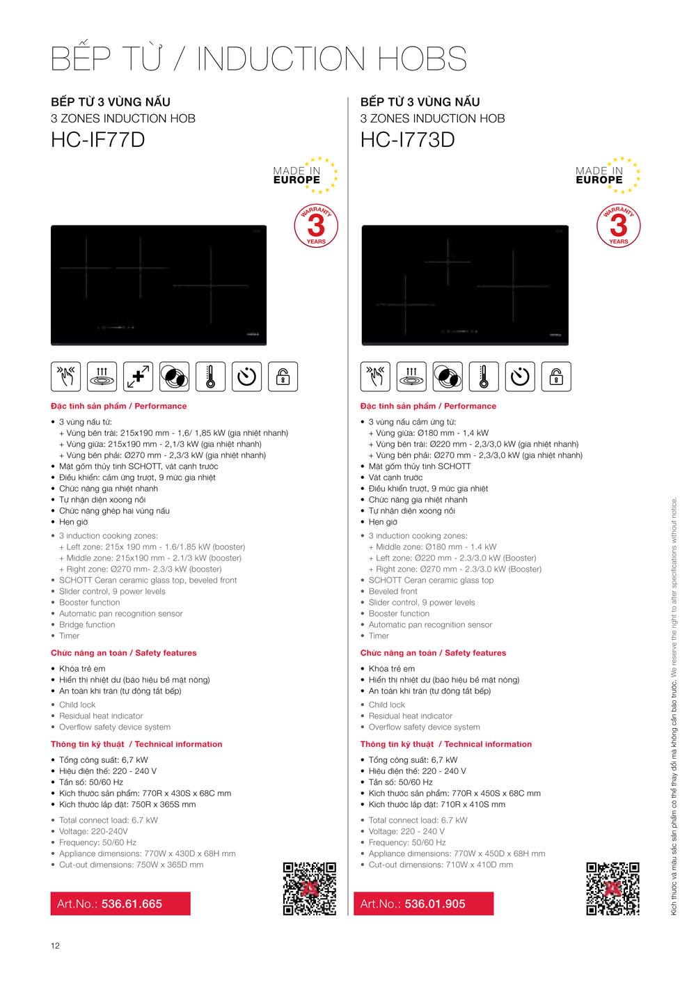 Catalogue HAFELE 2024 Bang gia thiet bi nha bep gia dung 012