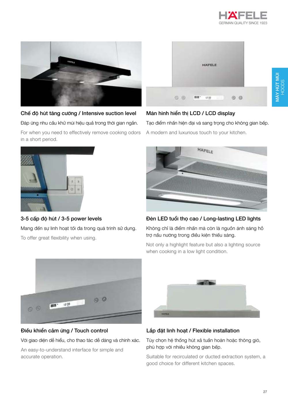 Catalogue HAFELE 2024 Bang gia thiet bi nha bep gia dung 027