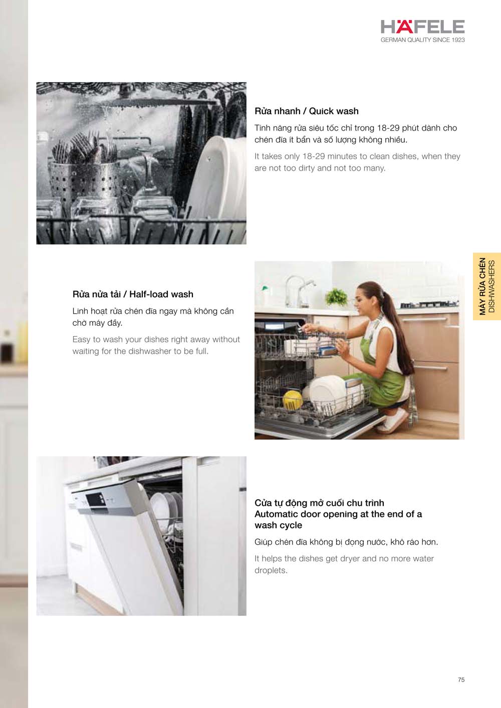 Catalogue HAFELE 2024 Bang gia thiet bi nha bep gia dung 075