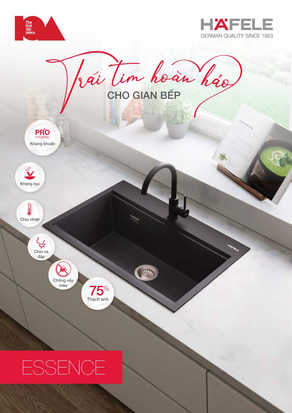 Catalogue HAFELE 2024 Bang gia thiet bi nha bep gia dung 112