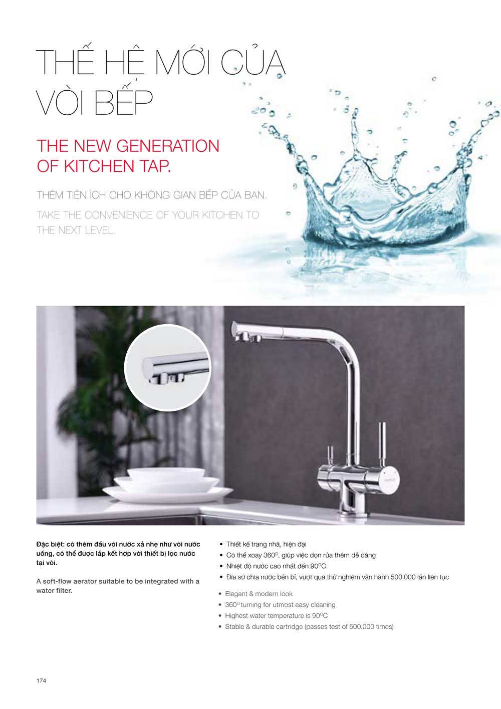 Catalogue HAFELE 2024 Bang gia thiet bi nha bep gia dung 174