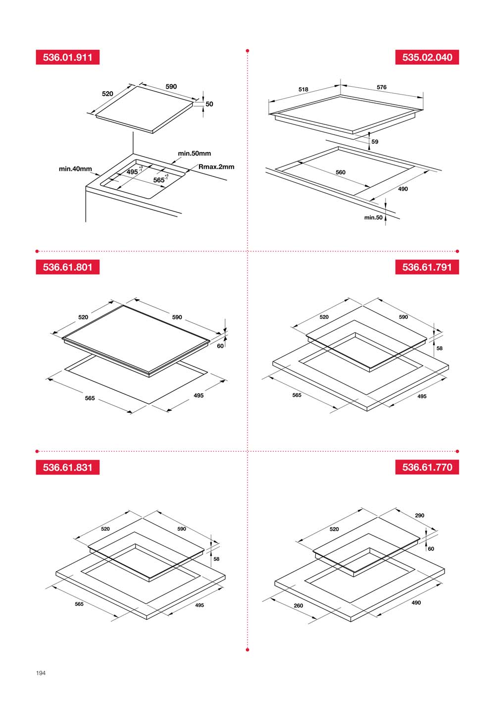 Catalogue HAFELE 2024 Bang gia thiet bi nha bep gia dung 194