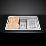 Chậu rửa bát inox Malloca Slide MS 781 1 hố