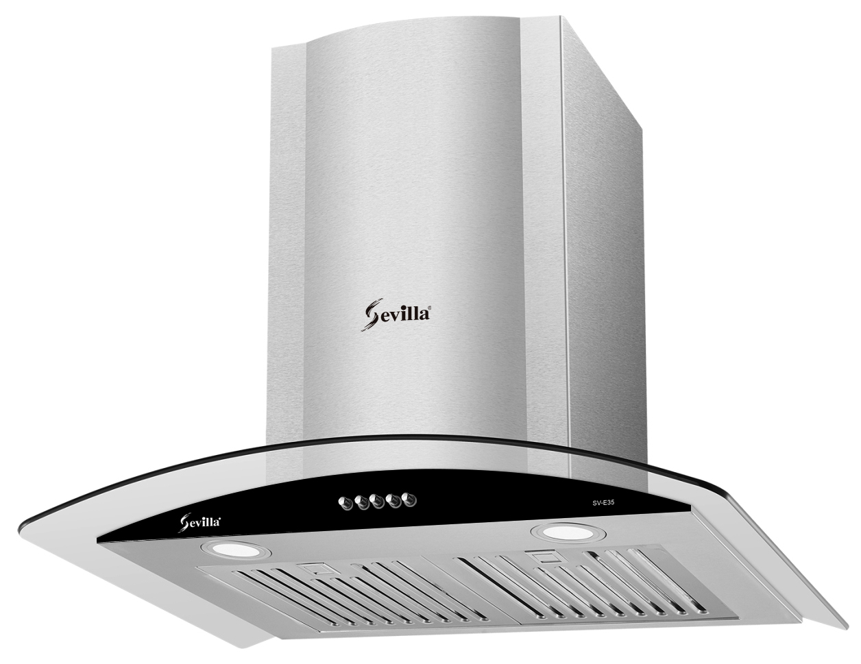 Máy hút mùi SEVILLA SV-E35 70cm kính cong