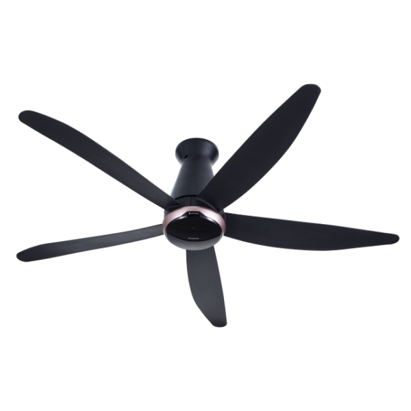 Quạt trần Panasonic F-60FEN 5 cánh đen điều khiển