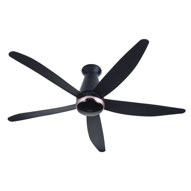 Quạt trần Panasonic F-60FEN 5 cánh đen điều khiển