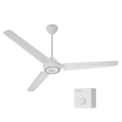 Quạt trần Panasonic F-60FV2-MS F-60FV2-S F-60FV2-L 3 cánh Trắng hộp số
