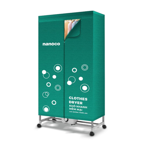 Tủ sấy quần áo NANOCO NCD1502 xanh