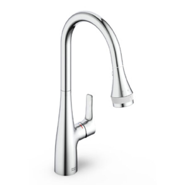 Vòi rửa bát AMERICAN STANDARD 1009150000 nóng lạnh rút dây