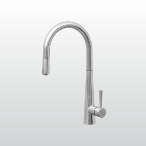 Vòi rửa bát MALLOCA K095-SS nóng lạnh rút dây