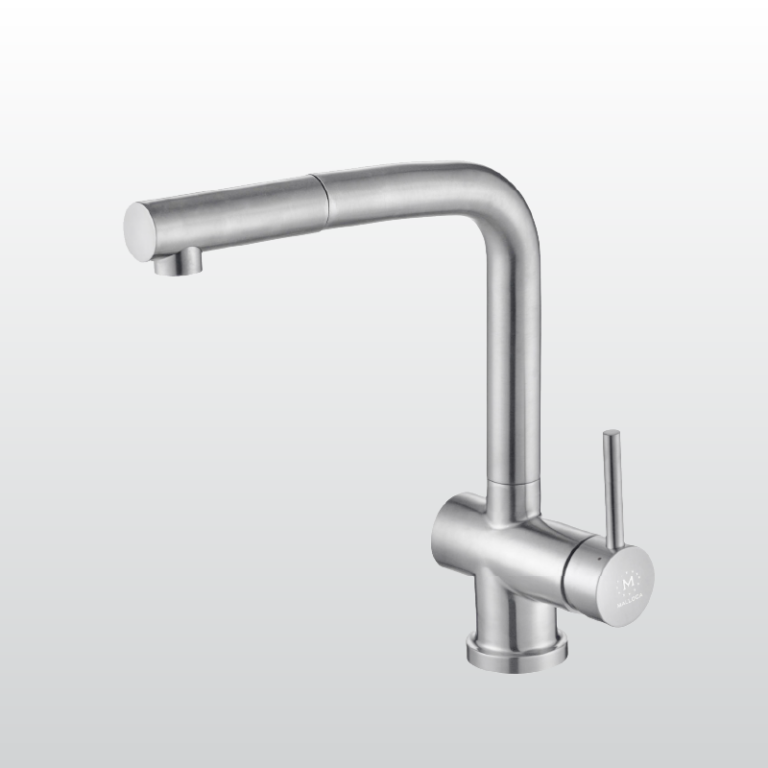 Vòi rửa bát MALLOCA K103-SS nóng lạnh rút dây