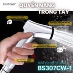 Vòi xịt vệ sinh CAESAR BS307CW inox - Ảnh 2