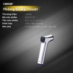 Vòi xịt vệ sinh CAESAR BS307CW inox - Ảnh 3