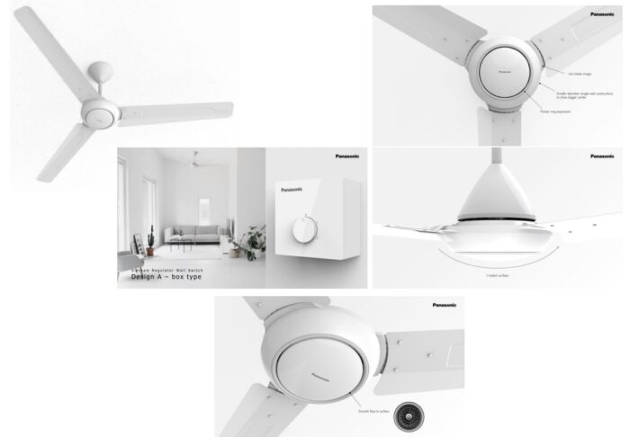 Quạt trần Panasonic F-60FV2-MS 3 cánh Trắng hộp số - Ảnh 2