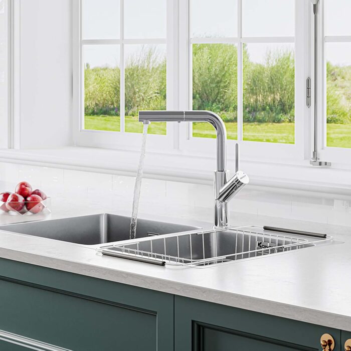 Vòi rửa bát GENTO GT-203 NEW rút dây nóng lạnh - Ảnh 6