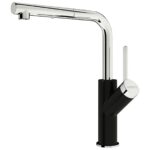 Vòi rửa bát GENTO GT-204 NEW BLACK rút dây (1)