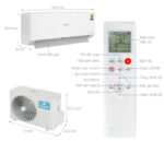 Bản vẽ kĩ thuật Điều Hòa Casper Inverter QC-09IS36 9000Btu 1 Chiều