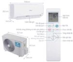 Bản vẽ kĩ thuật Điều Hòa Casper Inverter TC-12IS36 12000Btu 1 Chiều