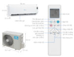Bản vẽ kĩ thuật Điều Hòa Casper Inverter TC-18IS36 18000Btu 1 Chiều
