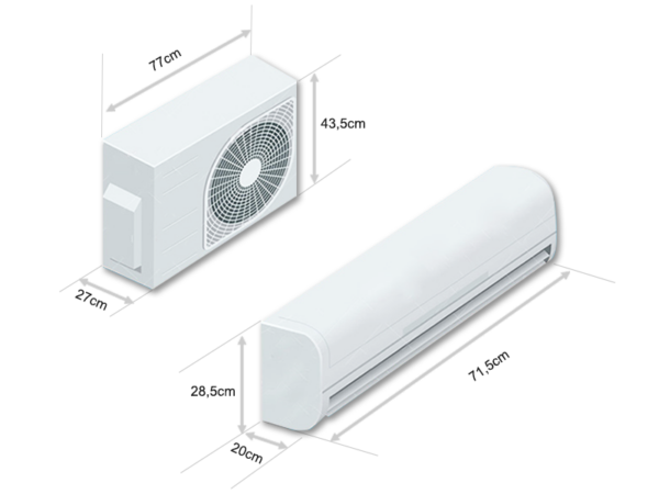 Bản vẽ kĩ thuật Điều Hòa Electrolux Inverter ESV09CRO-B1 9000Btu 1 Chiều