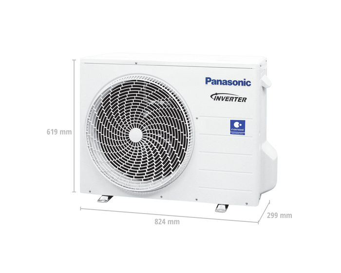 Bản vẽ kĩ thuật Điều Hòa Panasonic Inverter CU/CS-YZ18XKH-8 18000Btu 2 Chiều