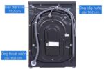 Máy giặt Casper WF-95I140BGB 9.5kg inverter - Ảnh 10
