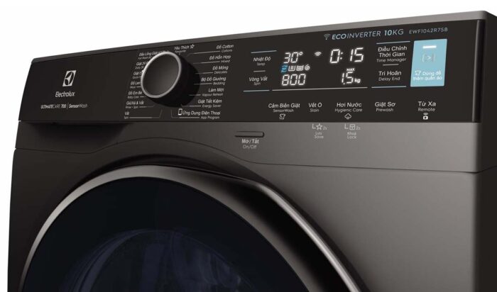 Máy giặt Electrolux EWF1042R7SB 10kg inverter - Ảnh 6