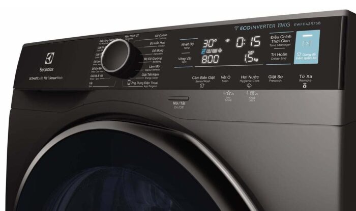 Máy giặt Electrolux EWF1142R7SB 11kg inverter - Ảnh 6