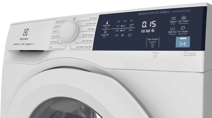 Máy giặt Electrolux EWF8024D3WB 8kg inverter - Ảnh 5